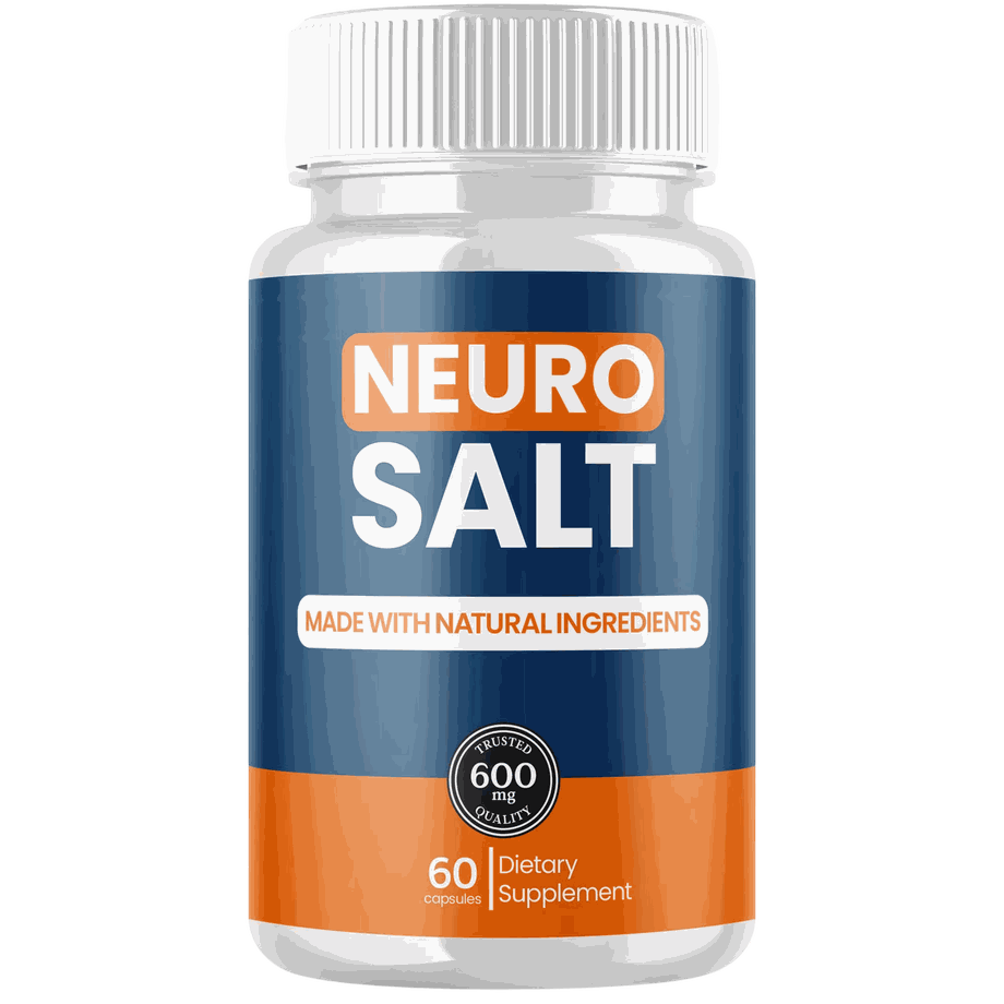 Neuro Salt nerve support supplement bottle, 60 capsules